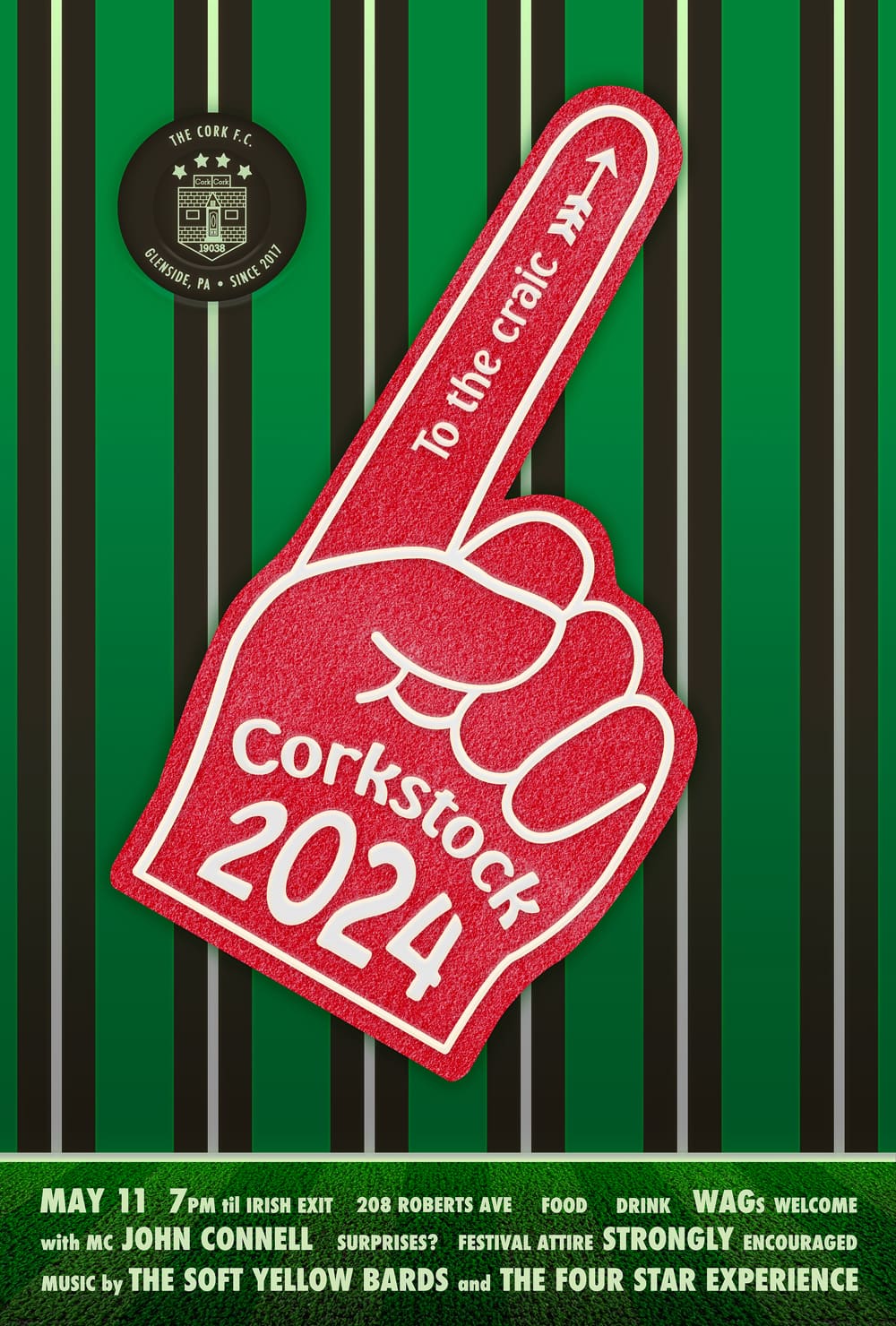 poster by M.Willis: Corkstock 2024