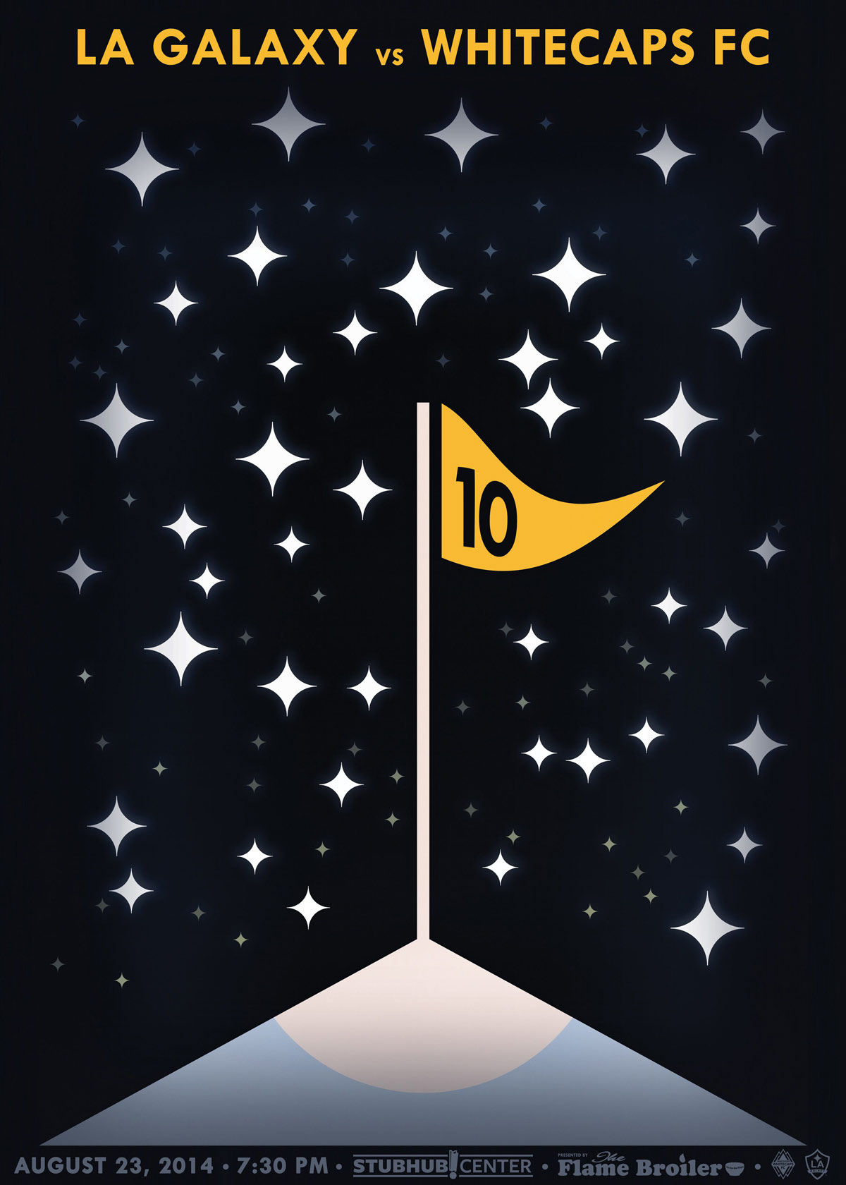 poster by M.Willis: LA Galaxy Matchday