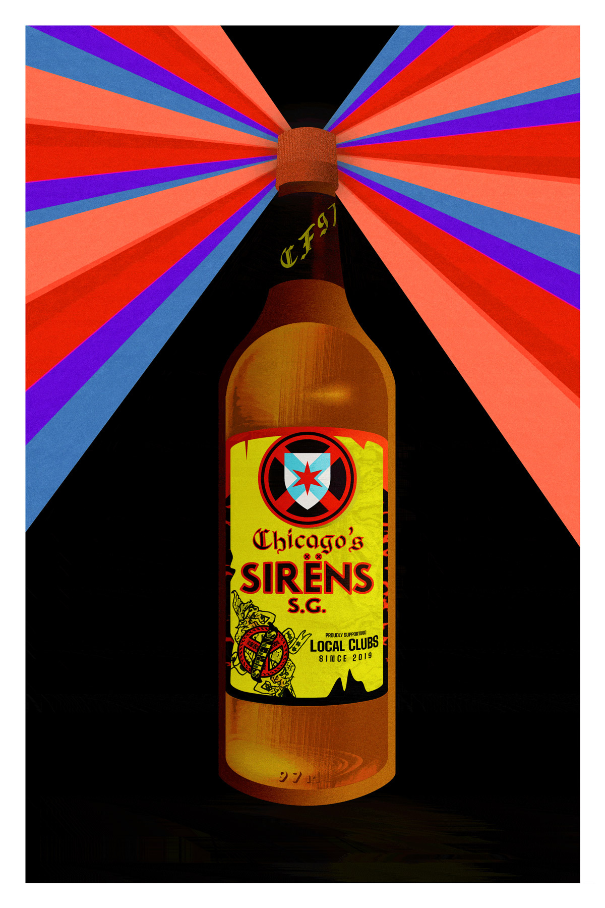 poster by M.Willis: Sirens