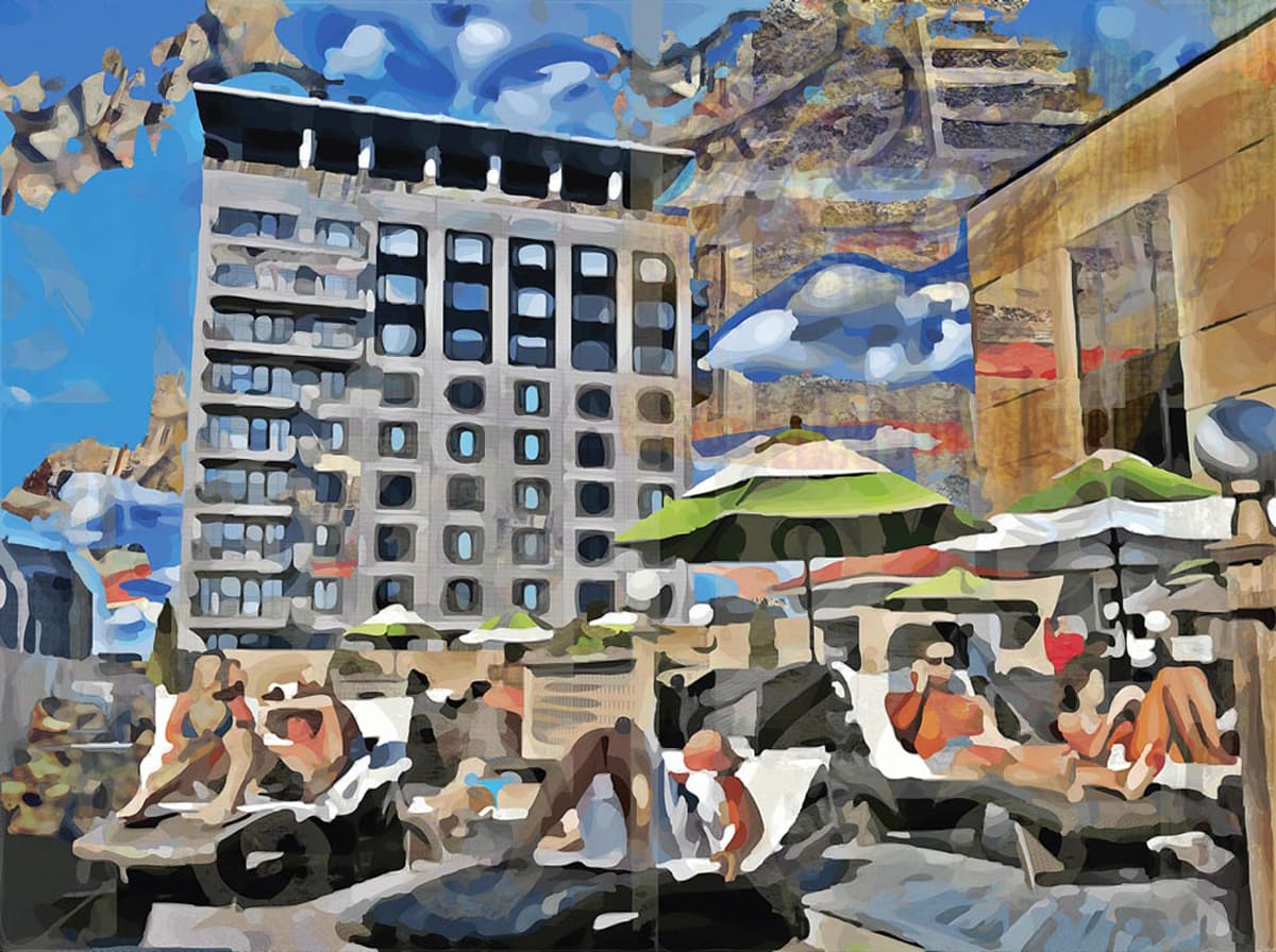 Urban Portrats: Rooftop Bathers
